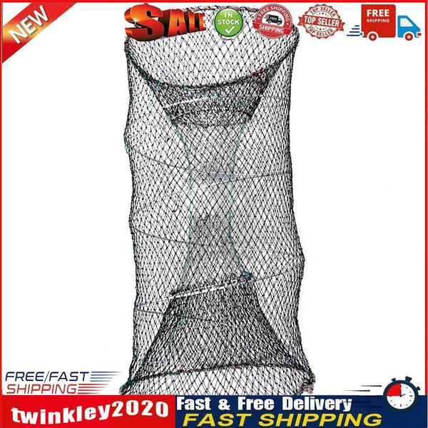 Foldable Fishing Cast Crab Trap Fish Cages Loach Shrimp Net (Diameter 30) Newly