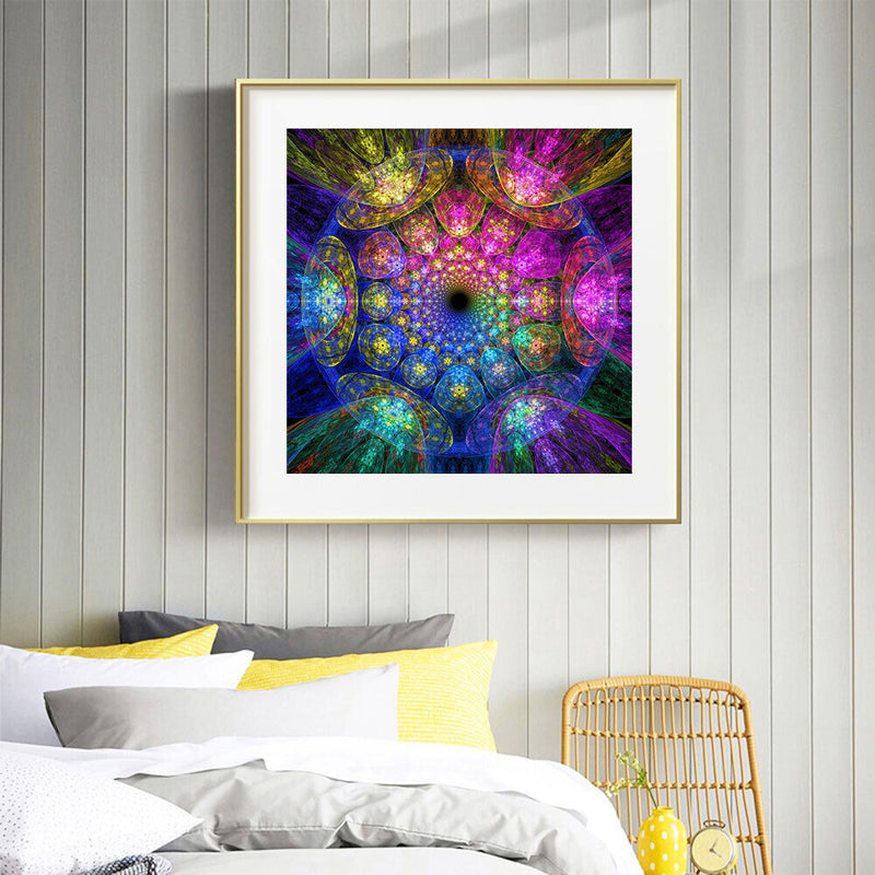 Abstract Jellyfish Oil Paint By Numbers Kits Canvas Picture Wall Art DIY