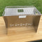 Outdoor Portable BBQ Grills Stainless Steel Small Charcoal Barbecue Wood Stove