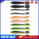 10pcs 10cm 6g Bionic Loach Fishing Artificial Crankbait Soft Baits (Mixed)