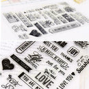 Happy Birthday Silicone Clear Stamp Transparents Rubber Scrapbookings DIY U7G4