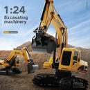 Engineering Crawler Vehicle 1/24 5CH Remote Control RC Excavator for Kids Adults