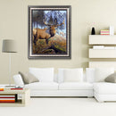 5D DIY Full Drill Diamond Painting Logy Elk Cross Stitch Embroidery Mosaic Craft