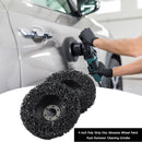 4 inch Poly Strip Disc Abrasive Wheel Paint Rust Remover Grinder (Black) Newly