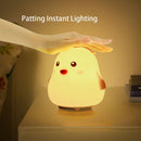 Rechargeable Touch Sensor Silicone Cute Table Lamp Chick Night Lights