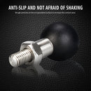 Stainless Steel Motorcycle Rearview Mirror Phone Holder Ball Clamp Base Parts