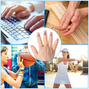 2*Silicone Tubes Protector Pain Relief Sleeve Cover Sport Picking Finger Cover_