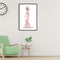 Lady in Pink Dress Oil Paint By Numbers DIY Frameless Drawing Picture Adults Kit