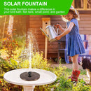 3.5W Solar Bird Bath Fountain Pump Solar Powered Floating Water Fountain Pump