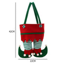 Christmas Elf Candy Bags Velvet Santa Claus Bags Festival Party Decor (A)