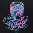 500pcs Rubber Band Ponytail Holder Girl for Hair Styling Ties (S STYLE-03) Newly