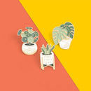 Bag Clothes Custom Potted Plant Badge Crazy Plant Lady Enamel Pins Lapel Pin