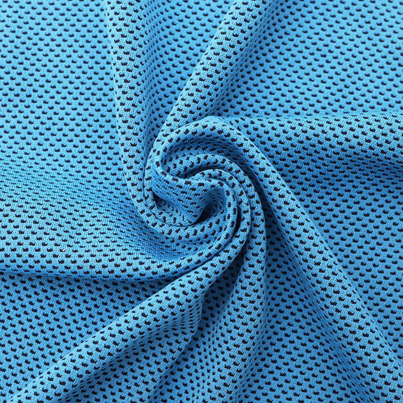 Microfiber Cold Absorption Instant Cooling Towel Quick Dry for Jogging (Blu