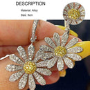 Sunflower Earrings Drop Dangle Ear Stud Flower Daisy Jewelry Women Gift X0X5