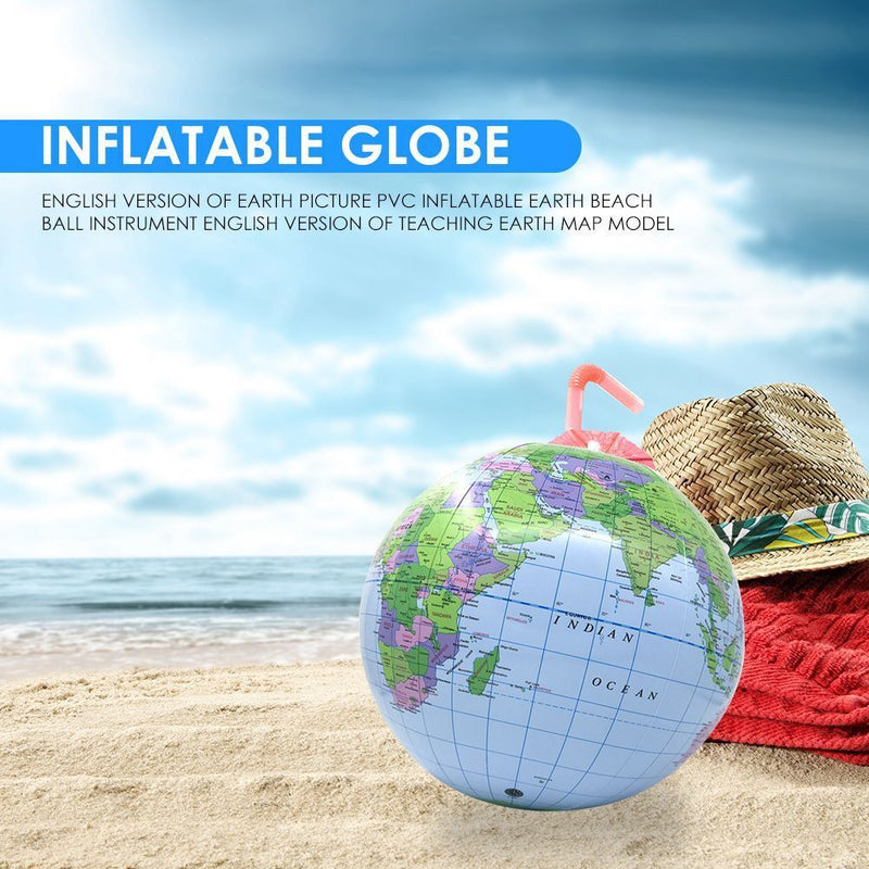 Earth Ocean Inflatable World Globe Earth Map Inflated Ball Educational Supplies