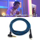 2m Headphone Replacement Audio Cable for SteelSeries Arctis 3 5 7 (Bent) Newly