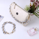 Purse Chains Handbag Purse Making Accessory Charms - Pack of 2 (Beige)