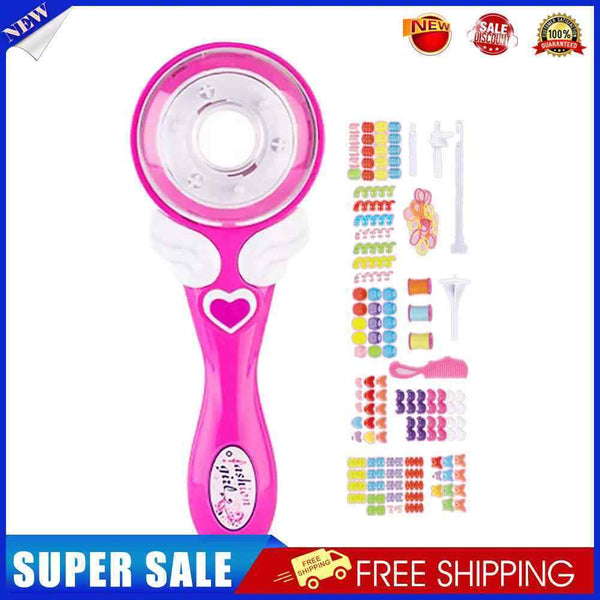 #A Electric Automatic Hair Braider with Decorative Accessories for Teenager Girl