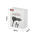 Battery Car Charger Fast Charger USB-C Dual-Battery For DJI Mavic Air 2/Air 2S