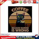 Full Cross Stitch 11CT Coffee Cat Stamped Embroidery DIY Cotton Needlework Newly