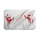 Halloween Anti-slip Bloody Mat Blood Bath Mat Horrible Floor Mat N ew?~