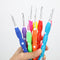 Crochet Hook Set Yarn Knitting Needles with Knit Gauge Scissors Sewing Tool