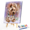 Oil Paint By Numbers Dog And Cat Coloring Picture Digital Drawing