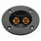 Round Boxes with 2 Banana Jack Stereo Plug Speaker Terminal Connectors