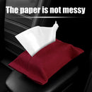 Car Tissue Box Auto Paper Towel Backseat Napkin Case Storage (Wine Red) Newly