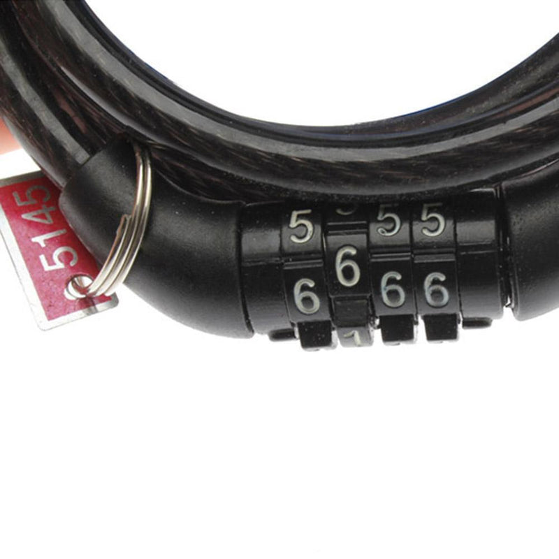 Universal Bike Bicycle Cycling Security Coded Lock Steel Chain Cable Newly