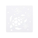 Wall Paint Creatures Stencil Ocean 6x6Inch Sea Animal Painting Hollow Template