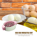Multifunction Kitchen Egg Slicer Chopper Preserved Egg Cutter Mold (Green)