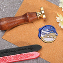 Fire Paint Seal Brass Head Invitation Card Wax Stamp for Wedding Card Decoration