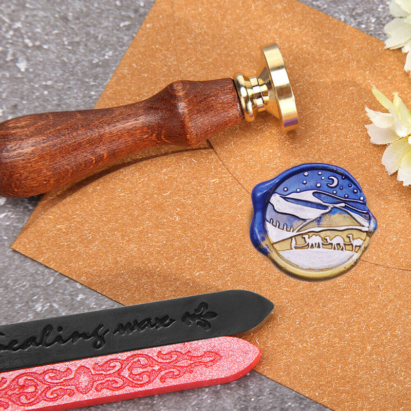 Fire Paint Seal Brass Head Invitation Card Wax Stamp for Wedding Card Decoration