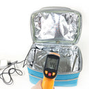 Outdoor Picnic Portable USB Interface Lunch Bag Milk Bottle Heating Plate Newly