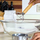 Steel Danish Dough Whisk Blender Cake Bread Dough Pastry F5T7 R5W3 Stick V8K9
