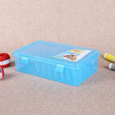 42 Spools Reels Sorting Storage Box Fishing Line Gear Container Case (Blue)