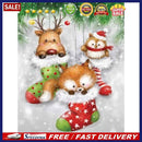 Diamond Painting Christmas Animals Full Round Drill Picture of Rhinestone Kit