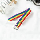 Bracelet Charm Straps Rainbow Wristband Cotton Linen Daisy Strap Bracelets