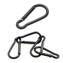 Packback Buckles Black Water Bottle Hooks Snap Clip Keychain D Carabiner