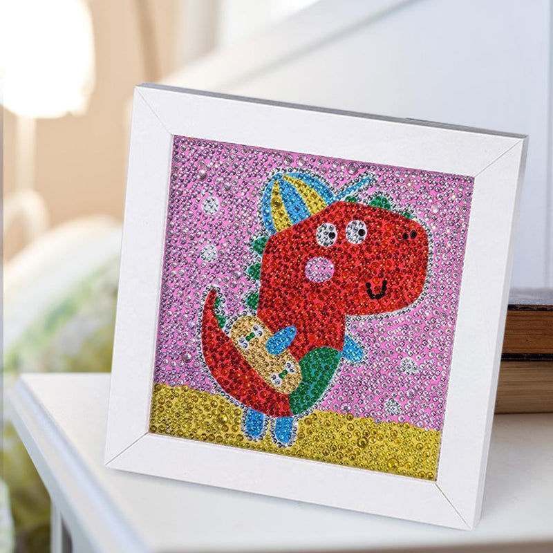 5D DIY Full Drill Special Shaped Diamond Painting Dinosaur Cross Stitch Kit