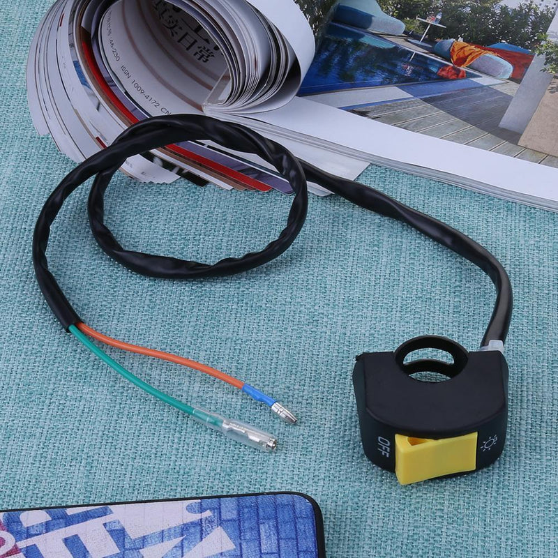 12V 7/8in Motorcycle Handlebar On/Off Switch for LED Headlight Fog Light(2)