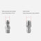 1 Pair 3/8 Threaded Male to Quick Connect Plug Fittings Pressure Washer Ada