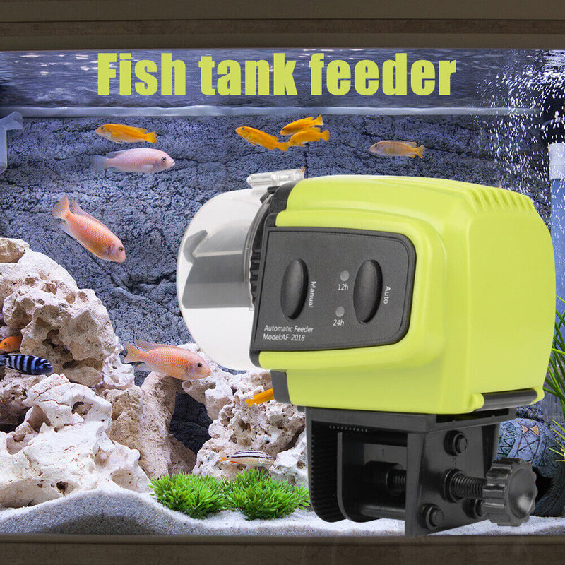 Smart Automatic Aquarium Fish Feeder Fish Tank Auto Feeding Dispenser (A)