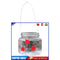 Bird Feeder Hanging Mason Jar Hummingbird Feeder for Patio Garden (Clear)