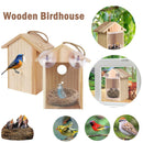 Window Birdhouse with Strong Suction Cups and Outdoor Lanyard See-through`
