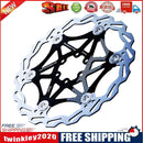 Mountain Bike Bicycle Floating Disc Brake Rotor Cycling Parts (160mm Black)