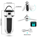 Solar Powered LED Bulb Light USB Rechargeable Portable Tent Outdoor lamp B8Y5