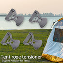 10pcs Tent Rope Adjustment Buckle Canopy Fixing Clip Outdoor Camping Suppli