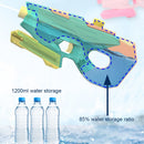 Shower Water Gun Children Water Toys Dual-Mode Spray Water Gun Gift (Green)